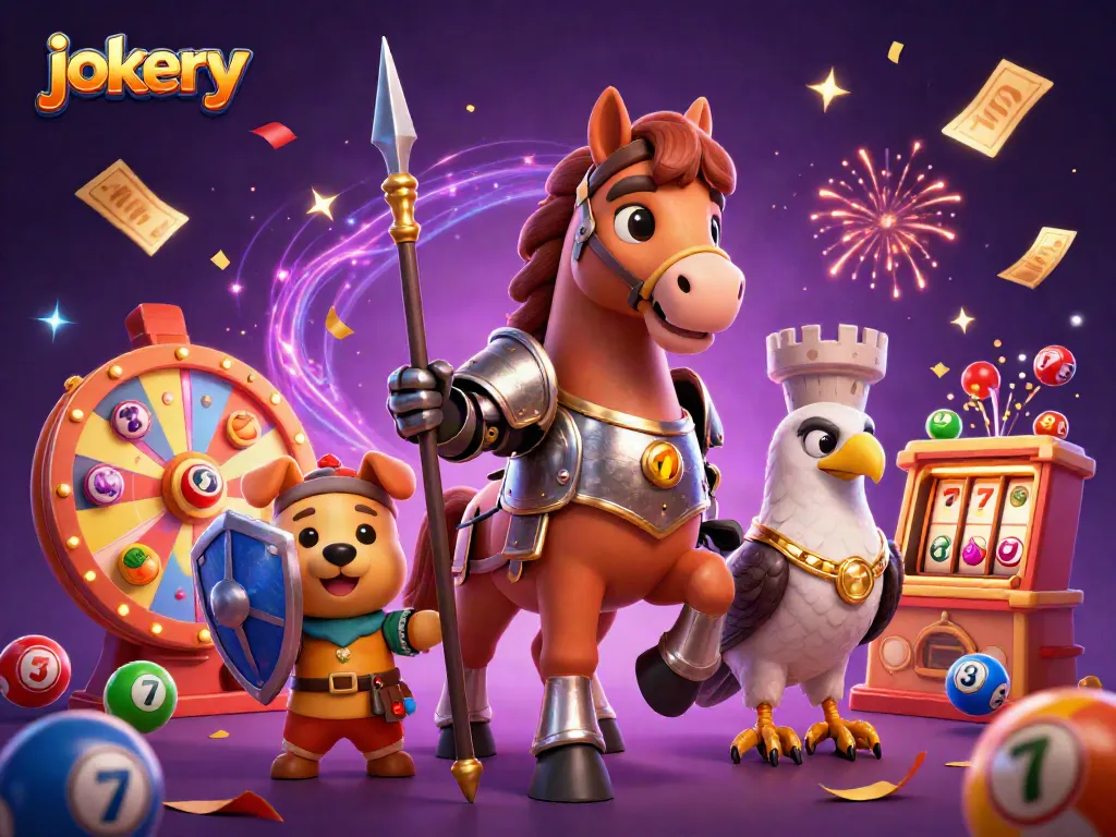 Experience the thrill of jokery with dynamic casino elements and vibrant characters.
